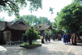 Vinh Nghiem Pagoda is part of the Yen Tu – Vinh Nghiem – Con Son, Kiep Bac complex of relics and scenic landscapes, a UNESCO-recognised World Cultural Heritage site. (Photo: VNA)