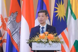 Nguyen Danh Hoang Viet, Director of the Sports Authority of Vietnam, addresses the opening of the 16th ASEAN Senior Officials Meeting on Sports (SOMS-16). (Photo: VNA)