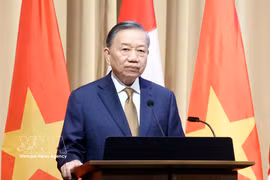 General Secretary of the Communist Party of Vietnam Central Committee and President To Lam delivers a policy speech on the Vietnam–Canada Strategic Partnership at the Parliament of Canada in Ottawa on September 24 afternoon (local time). (Photo: VNA)