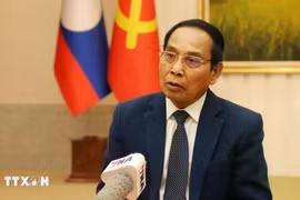 Bounthong Chitmany, Politburo member, Permanent Member of the Secretariat of the Lao People’s Revolutionary Party (LPRP) Central Committee, and Vice President of Laos. (Photo: VNA)