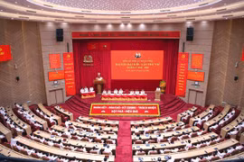 At the closing ceremony of the 8th Congress of the Central Public Security Party Organisation (Photo: VNA)