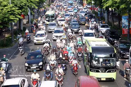 A street in Ho Chi Minh City. (Photo: VNA)