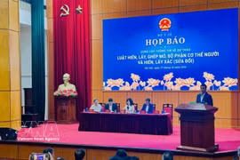 At the press briefing held by the Ministry of Health on October 27. (Photo: VNA)