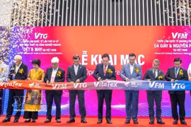 The opening ceremony of the 24th Vietnam International Textile and Garment Industry Exhibition (VTG 2026). (Photo: VNA)