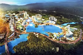 The perspective of the Van Don casino project in Quang Ninh province. (Photo: tuoitre.vn)