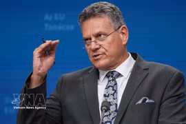 European Commissioner for Trade and Economic ⁠Security Maros Sefcovic (Photo: Xinhua/VNA)
