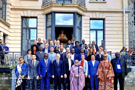 Delegates to the 107th meeting of the AIMF Executive Bureau 2026 (Photo: VNA)