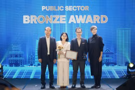 The ASEAN Digital Awards 2025 ceremony is held in Hanoi on January 15 (Photo: VietnamPlus)