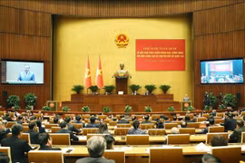 On January 13, 2025, Party General Secretary To Lam, also the head of the Central Steering Committee for the Development of Science, Technology, Innovation and Digital Transformation, delivers a keynote speech at the national conference on implementing the Politburo's Resolution No. 57-NQ/TW on breakthroughs in these key areas. (Photo: VNA)
