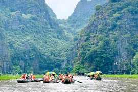 Ninh Binh is praised for its limestone mountains, rice fields and winding rivers. (Photo: VNA)