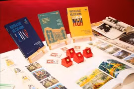 Materials on President Ho Chi Minh are on display as part of the series of events honouring President Ho Chi Minh in Kunming, China (Photo published by VNA)