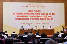 NA Standing Vice President Do Van Chien speaks at the conference. (Photo: VNA)