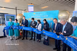 Vietnam Airlines officially launches a direct route between Hanoi and Amsterdam, marking the first nonstop air service linking Vietnam and the Netherlands. (Photo: VNA)