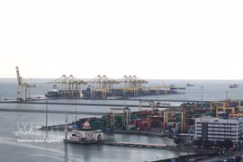 Container port in Penang State, Malaysia. (Photo: VNA)