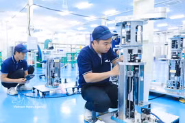 The Japanese-invested TAZMO Vietnam in Long Hau Industrial Park, Tay Ninh province, produces approximately 70,000 devices annually. (Photo: VNA)