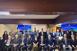 Vietnamese and Brazilian delegates gather at a seminar in Brasília on June 17 to explore new partnership opportunities under the Strategic Partnership between the two countries. (Photo: VNA)