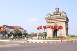 Patuxai monument in Vientiane (Photo: VNA)
