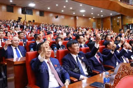 Delegates at the first Congress of the Bac Ninh provincial Party Organisation for the 2025–2030 tenure. (Photo: VNA)