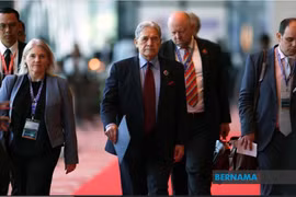 New Zealand Foreign Minister Winston Peters attends the 15th East Asia Summit Foreign Ministers' Meeting in Malaysia. (Photo: Bernama)