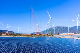 Trungnam Group's renewable energy complex in Thuan Bac district, Ninh Thuan province. (Photo: VNA)