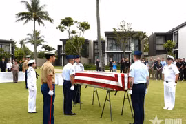 The 172nd repatriation ceremony of US serviceman’s remains held in Da Nang. (Photo: qdnd.vn)