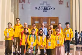Vietnam ranks 12th overall based on the combined results of the two teams (Photo: Vietnam Chess Federation)