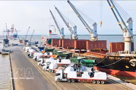 Improving transport and logistics infrastructure is expected to help attract investment to industrial parks in Tay Ninh. (Photo: VNA)