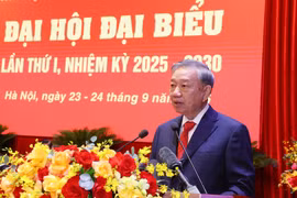 Party General Secretary To Lam speaks at the first congress of the Party Organisation of Central Party Agencies in Hanoi on September 24. (Photo: VNA)