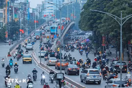 HanoiAir can forecast air quality trends over time and across locations, helping authorities guide and implement pollution control measures. - Illustrative image (Photo: VNA)
