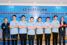 All six Vietnamese students win medals at the International Mathematical Olympiad 2026 in China. (Photo: VNA) 