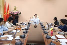Delegates attends the meeting. (Photo: VietnamPlus)