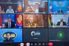 The virtual meeting was convened by Malaysia as ASEAN Chair in 2025. (Photo: Ministry of Foreign Affairs)