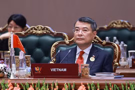 Prime Minister Le Minh Hung attends the 18th BRICS Summit. (Photo: VNA)