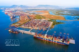 Gemalink International Port in Ho Chi Minh City is one of the strategic seaports for industry, trade and global integration. (Photo: VNA)