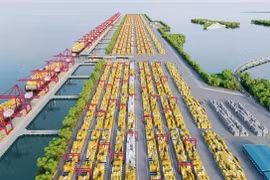 Can Gio International Transit Port blueprint. (Photo: sggp.org.vn)