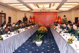 A view of the eighth Vietnam–Cambodia Defence Policy Dialogue, held in Ho Chi Minh City on October 29, 2025. (Photo: VNA)