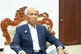 Khamphan Pheuiyavong, Politburo member and Head of the Commission for Propaganda and Training of the Lao People’s Revolutionary Party (LPRP) Central Committee. (Photo: VNA)