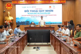 Lam Hai Giang, Vice Chairman of the Gia Lai provincial People’s Committee, speaks at the press conference (Photo: VNA)
