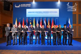 Delegates at the ASEAN Post-Ministerial Conference with Russia on July 22. (Photo: The Courtesy of the Foreign Affairs)