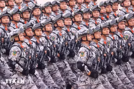 A contingent at the military parade marking Vietnam’s 80th National Day. (Photo: VNA)