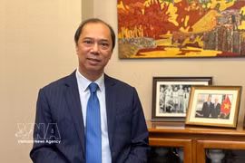 Ambassador Nguyen Quoc Dung in an interview with the 5WH platform (Photo: VNA)