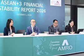 At the launch of the ASEAN+3 Financial Stability Report 2026 and the ASEAN+3 Regional Economic Outlook (AREO) October Update. (Photo: amro-asia.org)