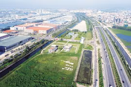 The project covers an area of 197.1 hectares with a total investment capital of 2.8 trillion VND. (Photo: baochinhphu.vn)