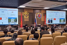 An overview of the second Russian-Vietnamese people-to-people diplomacy forum (Photo: VNA)
