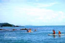 Hai Tac Island in An Giang province is increasingly attractive to visitors. (Photo: VNA)