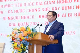 Prime Minister Pham Minh Chinh speaks at the conference. (Photo: VNA)
