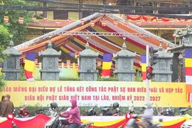 Vietnamese pagodas foster Vietnam-Laos friendship