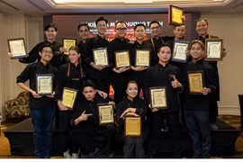 The top 14 contestants of Top Chef Vietnam 2026. (Photo: vtv.vn)