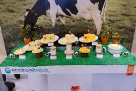 European dairy products from Ireland. (Photo: cafe.vn)