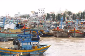 Border guard forces in the Mekong Delta province of An Giang enhance inspections on vessel departures and arrivals, focusing on high-risk cases. (Photo: VNA)